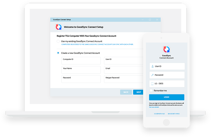 GoodSync Connect 工作原理