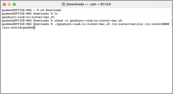 Mac 服務模式安裝