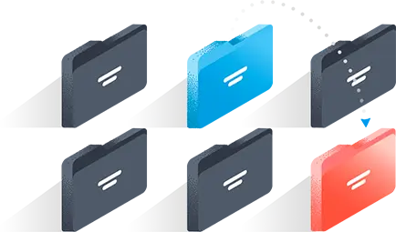 選擇原始檔夾和目標資料夾